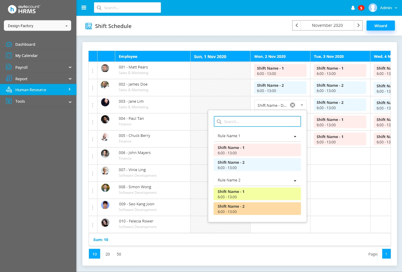 Malaysia AutoCount Cloud Payroll eAttendance